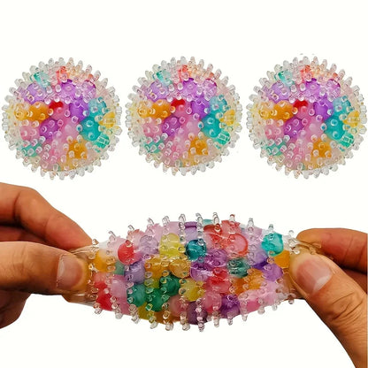 1Pc Squishy Colorful Water Bead Grape Balls Squeeze Toys for Kids Adult Soft Pinch Pop Fidget Toys Halloween Christmas Gifts