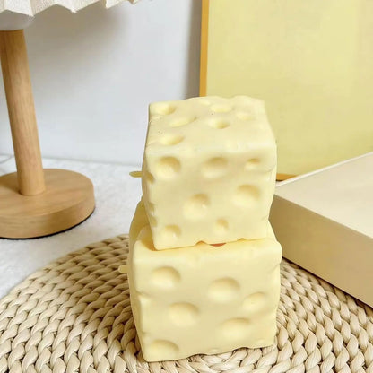 1pc 7cm Square Ultrathin Cheese Ball Squishy, TPR Shell Slow Rebound Squeeze Toy, No Filler, DIY Cheese Skin Squishy, Birthday/Halloween Gift, Perfect Gift, Stress Relief Gift For Teens Help me start selling