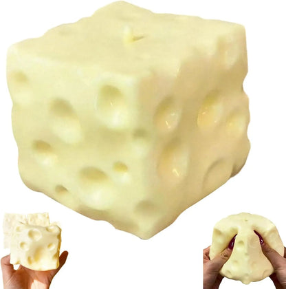 1pc 7cm Square Ultrathin Cheese Ball Squishy, TPR Shell Slow Rebound Squeeze Toy, No Filler, DIY Cheese Skin Squishy, Birthday/Halloween Gift, Perfect Gift, Stress Relief Gift For Teens Help me start selling