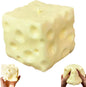 1pc 7cm Square Ultrathin Cheese Ball Squishy, TPR Shell Slow Rebound Squeeze Toy, No Filler, DIY Cheese Skin Squishy, Birthday/Halloween Gift, Perfect Gift, Stress Relief Gift For Teens Help me start selling